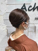 アチーブ 姫路店(Achieve)&nbsp;Achieveボブヘアの夜会巻きstylist by 高見