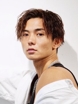 メンズサロン ゴールド 名古屋(GOALD) ツーブロックマッシュセンターパートツイストスパイラルパーマ