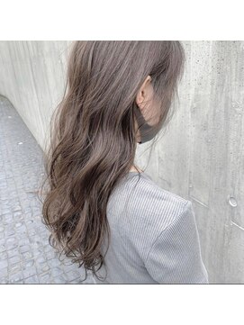 ヘアサロン ガリカ 表参道(hair salon Gallica) 【YU-TA】ゆるふわ透明感グレージュブリーチなしダブルカラー