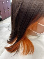 グラシアス(gracias) 切りっぱなし&インナーカラー