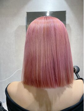 スクエア(#Square) ブリーチ有！カクテルカラー×ローズピンク