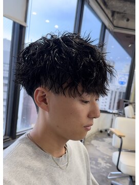 リヴ オオサカ(LIV OSAKA) ツイスパ 緩めパーマ 緩めツイスパ マッシュ スパイラル