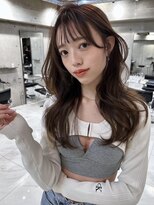 サイン 渋谷(SIGN)&nbsp;韓国ヘアーハッシュカットレイヤーカットグレージュブリーチ無し