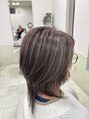 クアルト ヘアー(cuarto hair) デザインカラーにグレージュハイライトおすすめです