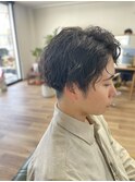 波ウェーブ×大人パーマ