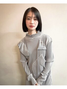 タロ(TALO) 【TALO】切りっぱなしボブ×顔周りレイヤー