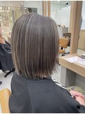 グレージュハイライト
