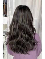 カフネヘアー(Cafune' hair)&nbsp;グレージュハイライトカラー　白髪ぼかし可能◎