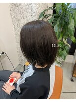 セム(sem) ブリーチ無しのオリーブベージュ