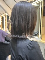 ロンド 表参道店(Lond)&nbsp;イメチェン外ハネボブ美髪ワイドバングミディアムレイヤーカット