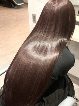 ラク(lac)の写真/《女性専門サロン》髪質改善ストレート＊ダメージレスにクセやうねりのお悩みを解決します
