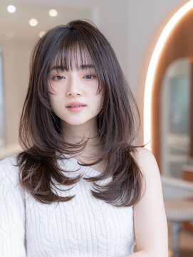 ハバナ 新宿(HAVANA) 韓国レイヤー顔周りカット透明感カラー髪質改善艶髪シースルー