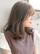 レイヤーカットナチュラルカールモテ髪ワンカール#256f0514