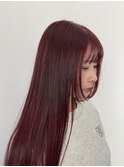 ワインレッドダブルカラー