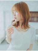 ミディアムレイヤースタイル