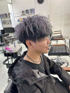 ネクスト 静岡店(NEXT) MEN'S HAIR/ブルーブラック/スペインカール/韓国マッシュ