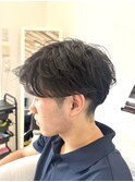 王道刈り上げマッシュスタイル