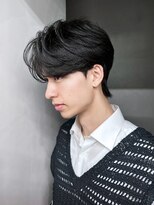 アイティーバイアルバム 藤沢店(IT by ALBUM)&nbsp;短髪マッシュアッシュブラックツーブロック_ba510961