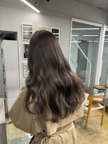 ディジョン 自由ヶ丘(Dijon)&nbsp;韓国顔まわりレイヤーカットグレージュオリーブベージュブラウン