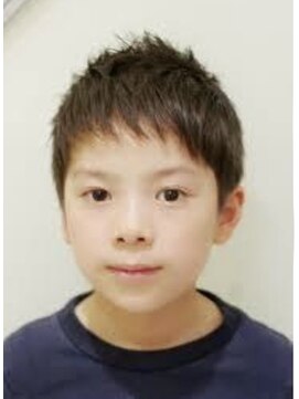 ゼンコー アオヤマ(ZENKO Aoyama) キッズカット、束感ショート♪