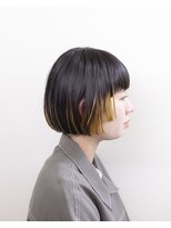 ルプラ ガーデン(le-pla garden)&nbsp;ボブ#切りっぱなし#インナーカラー#ダブルカラー＃ケアブリーチ