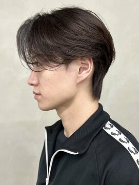 ニコ トウキョウ 渋谷(nico TOKYO) 刈り上げセンターパートテーパーフェードカットニュアンスパーマ