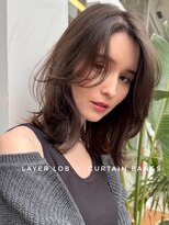 トルネード(TORNADO) 外国人風海外カーテンバングレイヤーロブ n7.10.20.