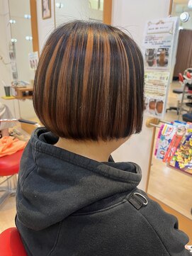 アットヘアー 上里イオン店 アンブレラカラー