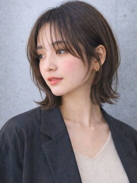 ルシード スタイル リコット(Lucido Style Ricotto) レイヤーボブナチュラル外ハネ透明感カラートレンド感