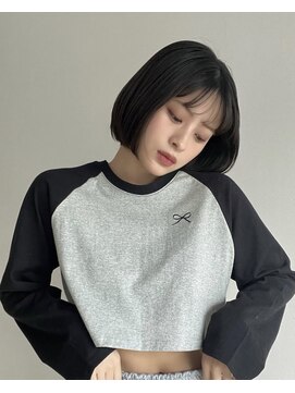 ナループロア ルームー(Nalu pu loa ROOMOO) ゆるまきタッセルカット/タッセルカット/タンバルモリ/韓国ボブ