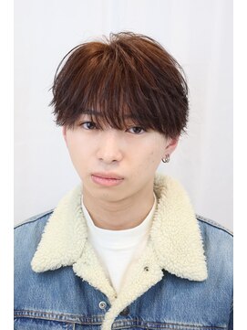 オーシャントーキョー 仙台(OCEAN TOKYO) フェザーショートニュアンスパーマセンターパートツーブロック