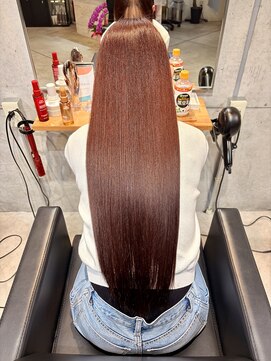 アトラス(ATRAS) ツヤツヤ髪質改善ストレート×深みレッド