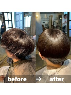 エノア 青山(ENORE) メンズ縮毛矯正/曲がる縮毛矯正/メンズ髪質改善/メンズカット