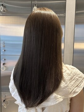 オーガニック リブ 川越(organic+live) 春の◎透明感カラーロング×小顔レイヤーでモテ艶髪