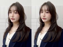 long hair + layer cut