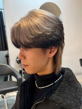 インク サカエ(inq sakae) メンズ/ウルフカット/グレージュカラー