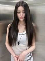 アイヴァン(AIVAN)&nbsp;チョコレートブラウン/韓国ヘア/顔周りカット