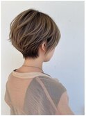 大人可愛い30代40代50代小顔くびれショート丸みショート