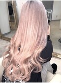 【pink beige】#シールエクステ#羽エクステ#ダブルスキル#梅田