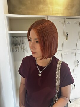 エッジ(EDGE) 髪質改善カラーで育てる艶ボブ