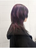 ＊デザインカラークラゲウルフピンクメッシュローライトカラー