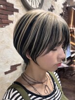 ヘアー クリエイト カルバリ(HAIR CREATE Calbari) アンブレラカラー タイトショート
