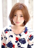 【CARE】担当徳田大人可愛いナチュラルボブ　ツヤカラー