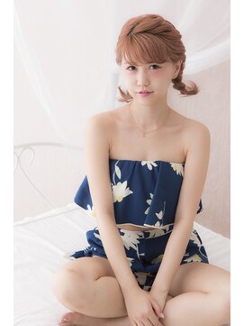 ミエルヘアービジュー(miel hair bijoux) 簡単アレンジヘア♪うぶバング♪【miel hair bijoux】