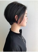Aimee ハンサムショート×シフォングレージュ