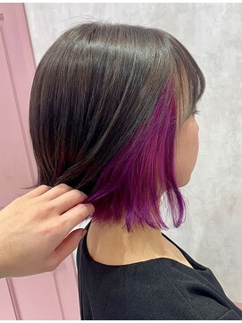 リー 梅田(Lee) Lee梅田★インナーカラー×ラズベリーピンク