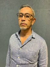 ロバーツヘアー 日野店 ワイルド系七三分けショートスタイル<理容室><日野/床屋/メンズ>