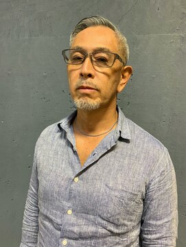 ロバーツヘアー 日野店 ワイルド系七三分けショートスタイル<理容室/日野/床屋/メンズ>