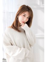 トティア 堀江(Totia)&nbsp;【Totia堀江】小顔に見せるヘア× シースルーカラー