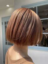 アンジョ(Anjo)&nbsp;ボブスタイル特集！ハニーオレンジカラー